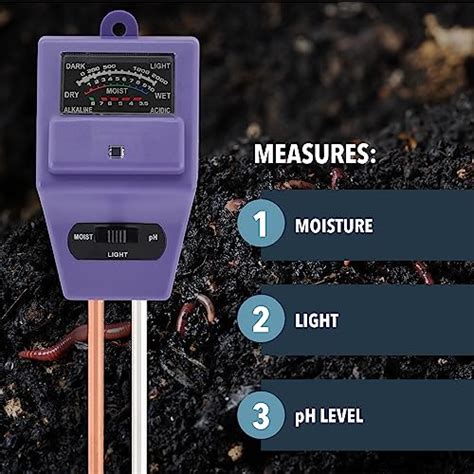 Worm Compost pH + Moisture Meter 